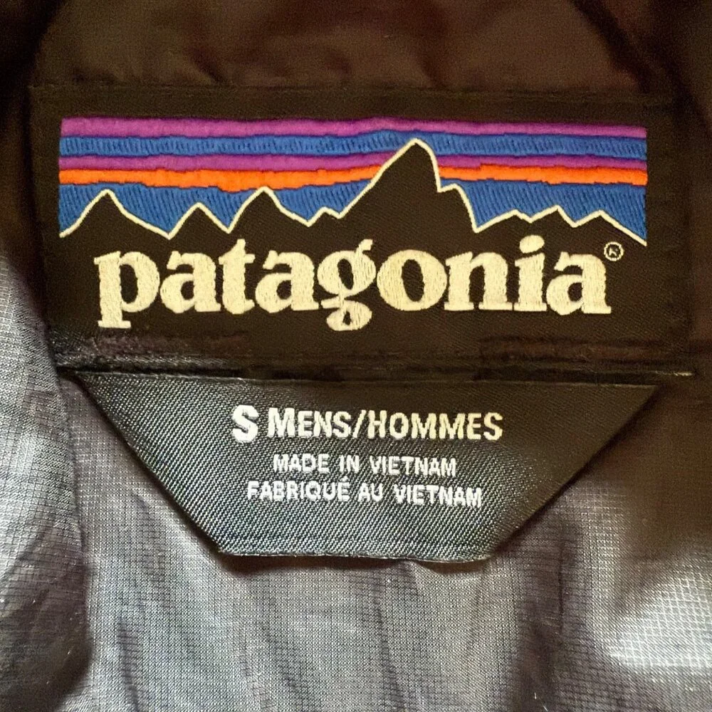Patagonia Size S Black Nano Lightweight Insulated Quilted Full-Zip Puffer Vest - Picture 7 of 12
